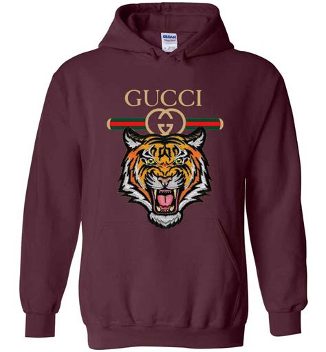 gucci tiger hoodie replica|gucci slides with tiger.